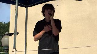 Connor Blackley singing 