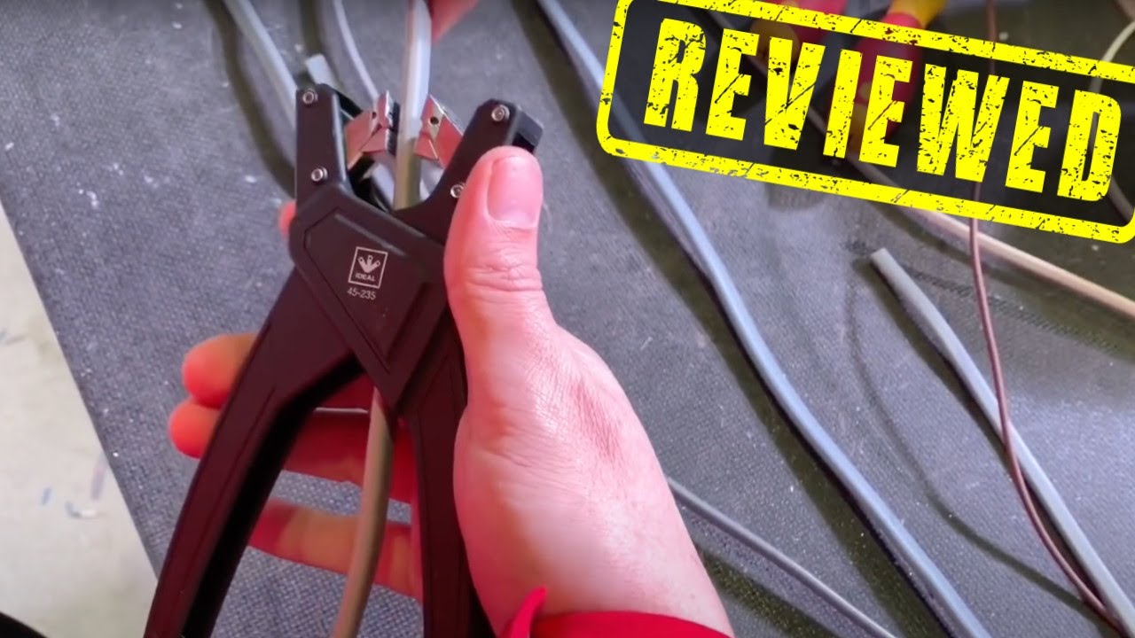 Strip TWIN and EARTH cables FAST with this IDEAL cable stripper.