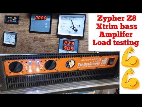 Zypher z8 amplifier load testing Xtreme bass amplifier load testing 