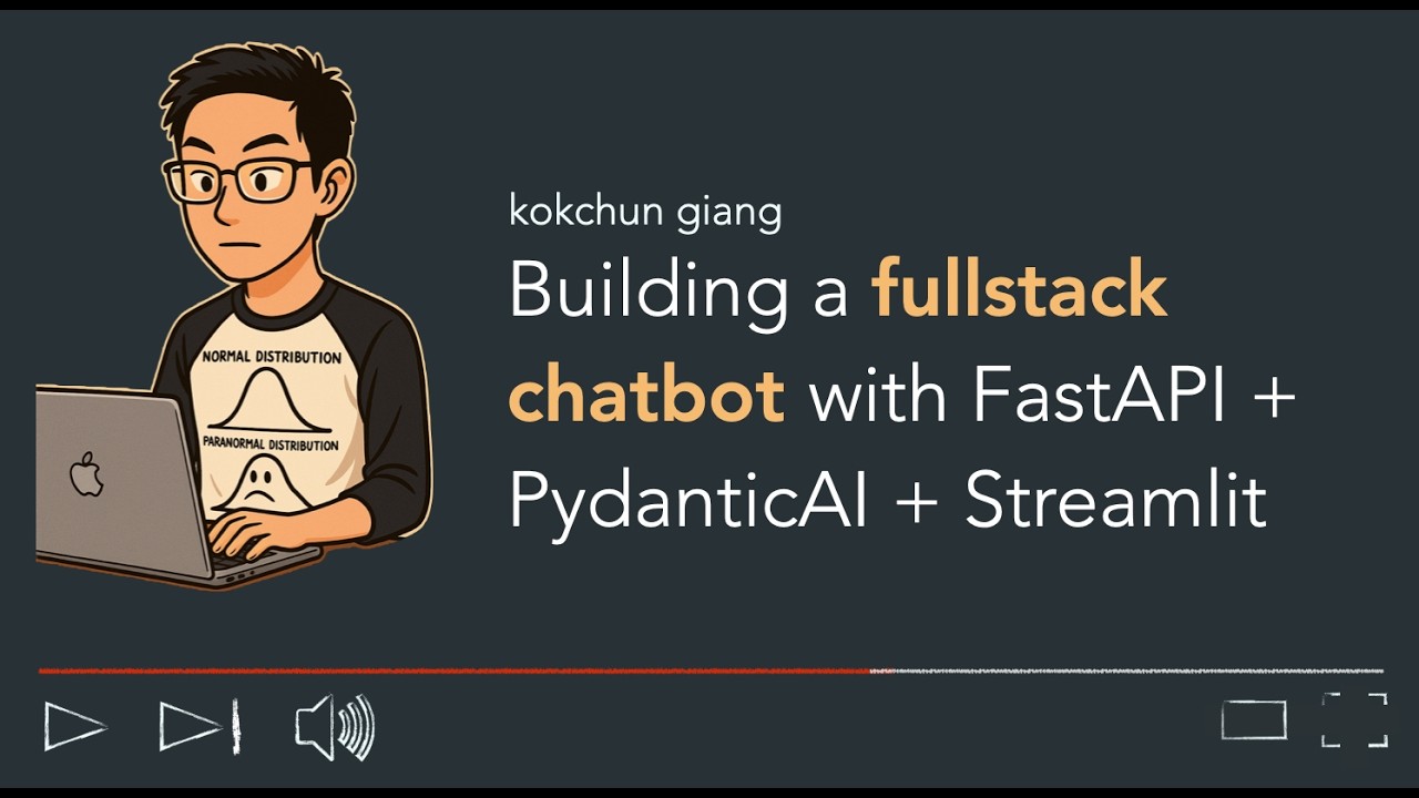 Build a Fullstack Chatbot with PydanticAI + FastAPI + Streamlit with Session Memory