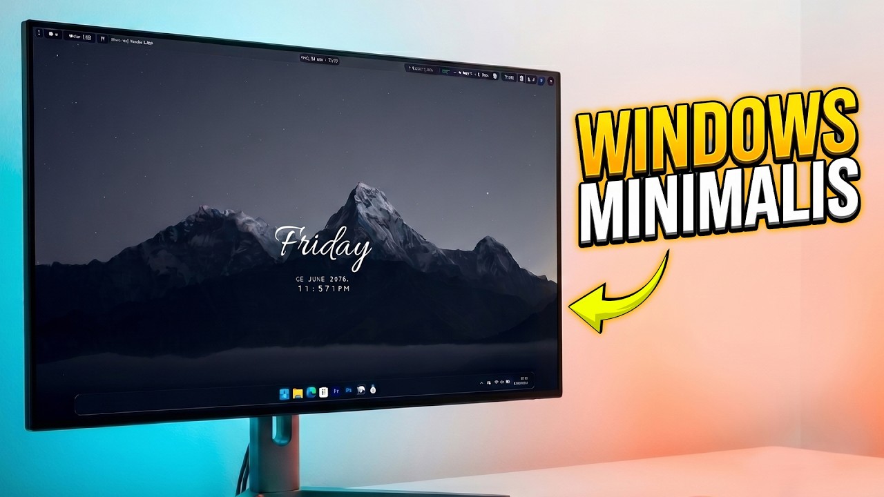 AMAZING! Aku Ubah Windows Jadi MINMALIS DAN ESTETIK 2026