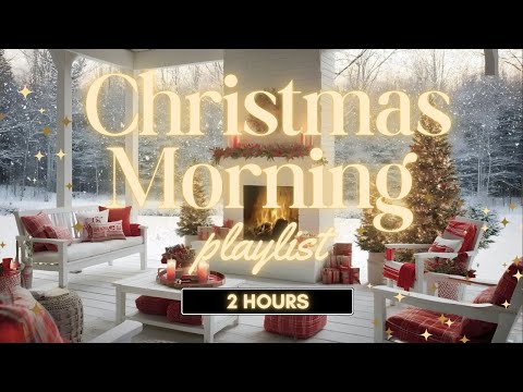 Christmas Morning Ambience with Classic Instrumental Christmas Music and Crackling Fireplace