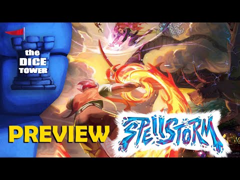 Spellstorm Dice Tower Preview by Ella