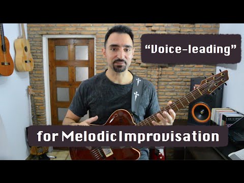 "Voice-leading" for Melodic Improvisation (Guitar Soloing Lesson)
