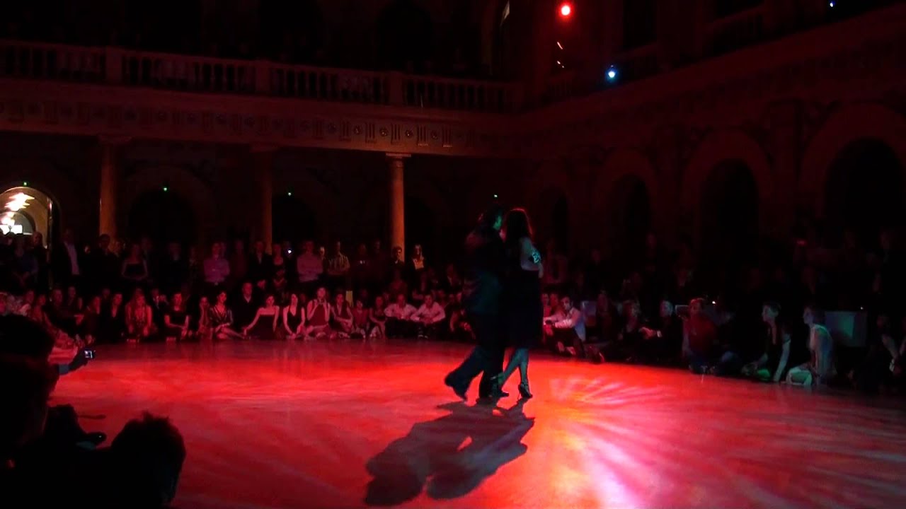 Diego Riemer El Pajaro and Maria Belen Giachello, Frostbite Tango festival, Helsinki, Jan 2011, milonga, tango 1
