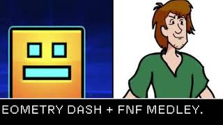 Cover art for GEOMETRY DASH + FNF SUPERMEDLEY