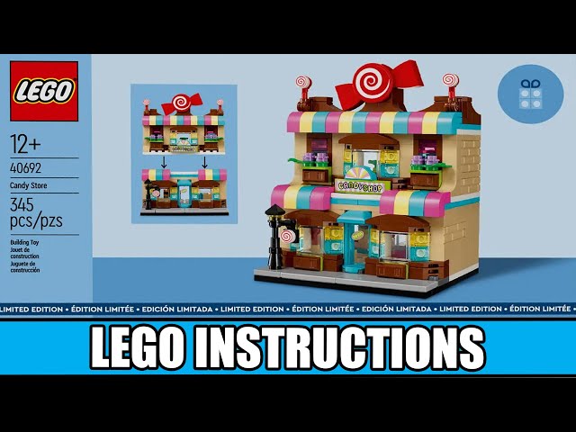 Vídeo relacionado con Lego Candy Store 40692: Construye un Dulce Regalo para tu imaginación (Juego de Juguetes de construcción de edición Limitada, 345 Piezas, a Partir de 12 años)