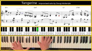 Tangerine - Solo piano version.