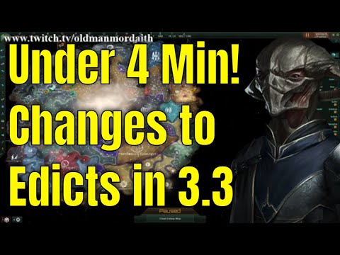 Using Edicts in the 3.3 Stellaris Libra Update - Quick and Dirty