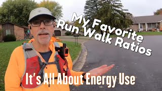 My Favorite Run Walk Ratios: It