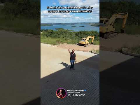 Portaria do Condomínio Lago Premier no Lago Corumbá 4 em Alexânia/GO