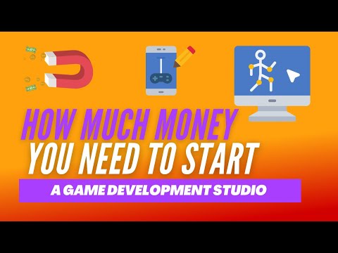 How much money you need to start a game development studio