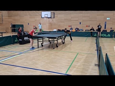 RL-Damen. TTC RW 1921 Biebrich VS Borussia Düsseldorf II. Elkaliny Sally Osama Ahmed VS Buhai Ilona