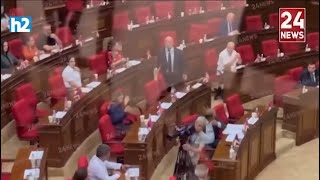 Աղազարյանը շիշը նետում է նախկին թիմակցի վրա․ Գետինը մտնես, ամոթ, հանգիստ հըլը: Լրաբեր - 3․07․2025