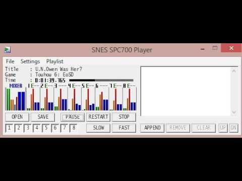 Smw Custom Music Track 47 - Touhou 6: Embodiment of Scarlet Devil - U.N.Owen Was Her?