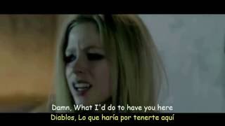 Avril Lavigne - Wish You Were Here (Lyrics &amp; Sub Español) Official Video