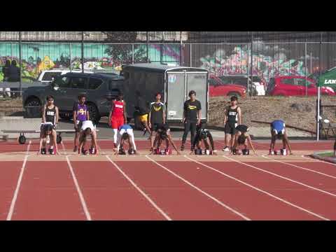 Boys 100m H1, CIF OAL Championships Day 1