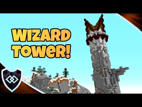 🔮 Ultimate Wizard Tower Build 🧙‍♂️ | Obsidian Order SMP E8