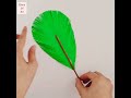 Paper Peacock Feather | Paper Feather | Shorts | YouTube Short Videos | Ytshorts
