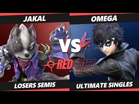 RedShift: Singularity LOSERS SEMIS - Jakal (Wolf) Vs. omega (Joker) Smash Ultimate - SSBU