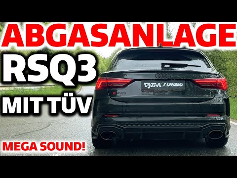 LEGALE Abgasanlage mit TÜV für Audi RSQ3  - Mega Sound TROTZ OPF - Acceleration - Launch - BTM Turbo