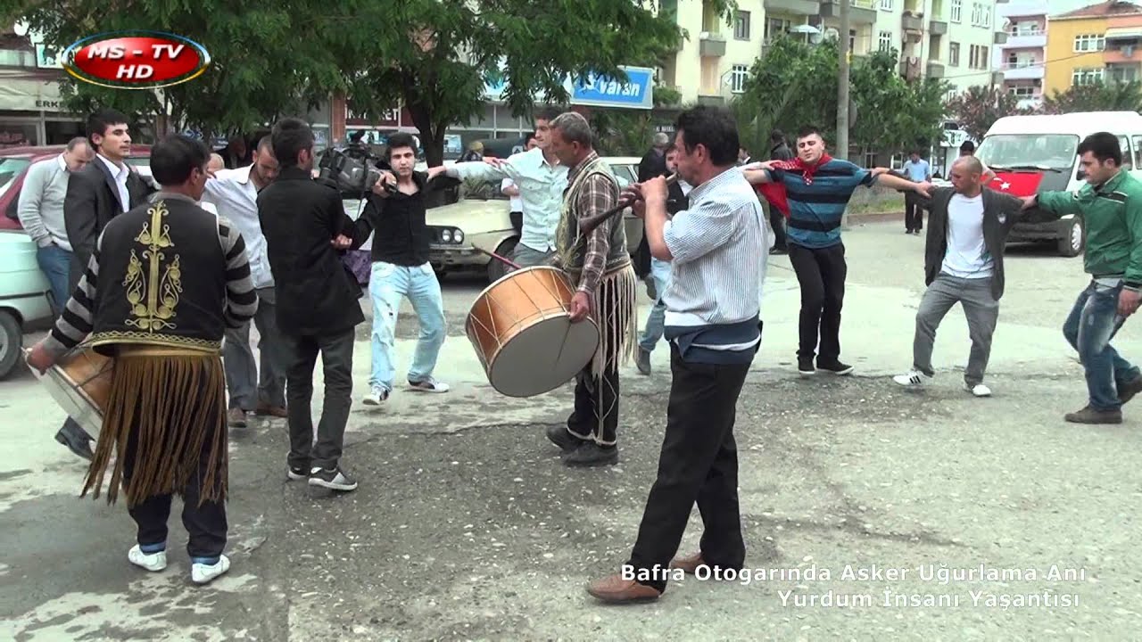 Bafra Otogarında Asker Uğurlama Anı Yurdum İnsanı Yaşantısı