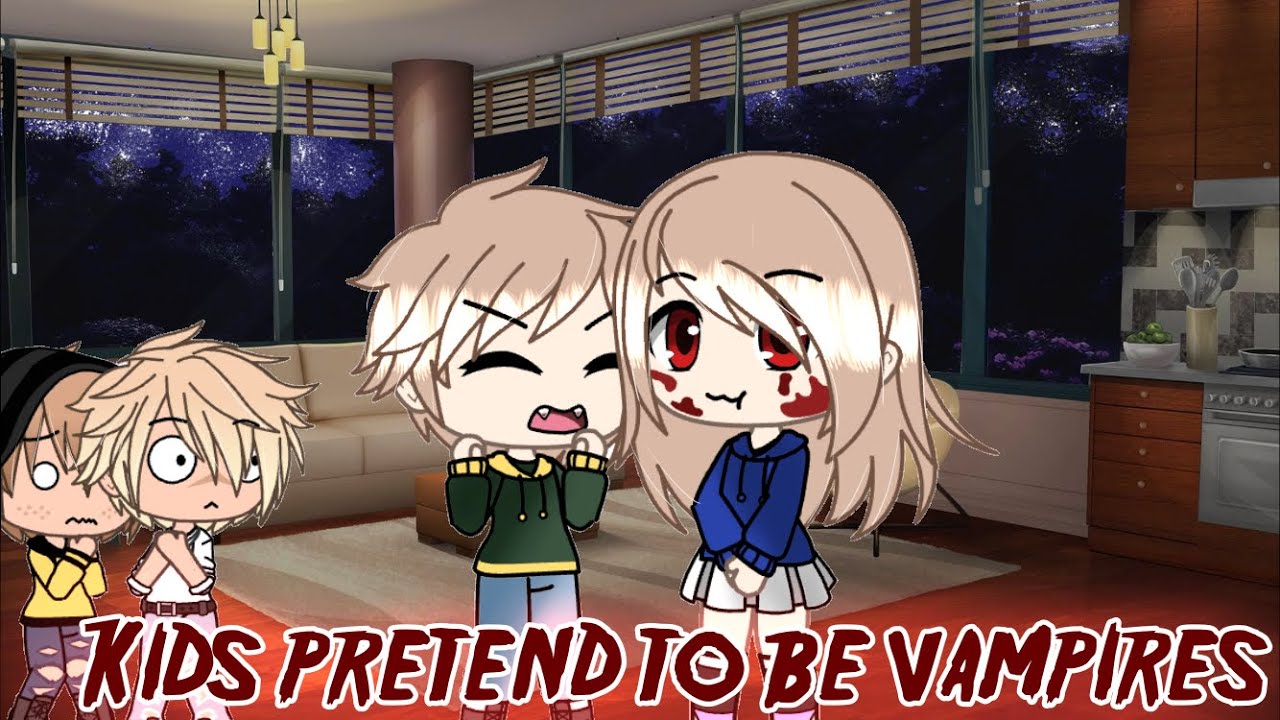 Kids pretend to be vampires prank || Gacha Life || Cast of YCYABBE || Halloween special 🎃✨