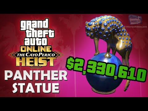GTA Online: The Cayo Perico Heist - Panther Statue [$2,330,610 Payout - Solo]