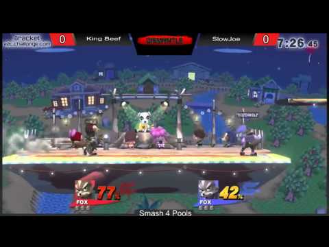 Dismantle Smash 4 Pools: King Beef (Fox) vs. SlowJoe  (Fox)