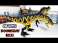 Doomsday Rex Custom 2 Headed T Rex Toy Build Jurassic World Rebirth TREX Hybrid Dinosaur