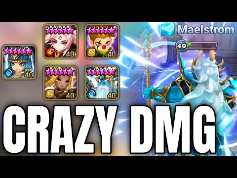 He Plays a HYBRID Cleave with Crazy DMG! - Summoners War