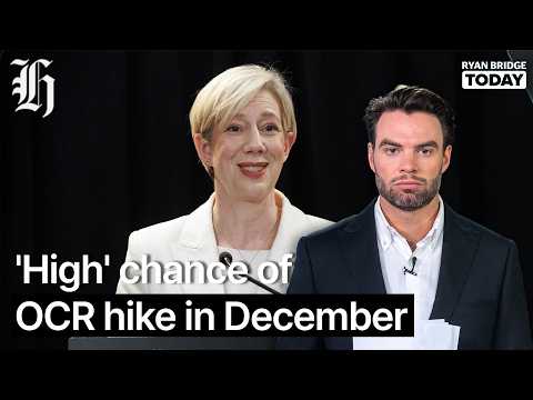 Thumbnail for 'High' chance of OCR hike in December, RBNZ boss tells Ryan Bridge | Ryan Bridge TODAY