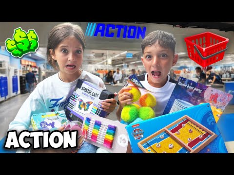 CHALLENGE, COSA COMPRI CON 50 EURO DA ACTION? FIGLIACHIARA VS  FIGLIODIEGO