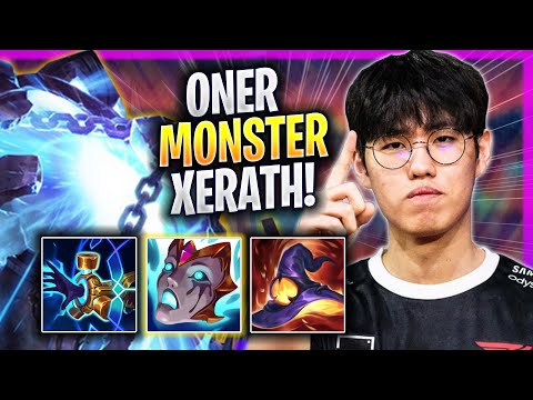 ONER IS A MONSTER WITH XERATH! - T1 Oner Plays Xerath MID vs Akshan! | Season 2023