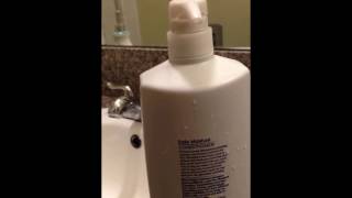 How to open shampoo conditioner bottle pump