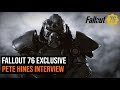 Golden Joystick Awards 2018 - Exclusive Fallout 76 Pete Hines interview