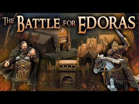 Battle of Edoras! Rohan Vs Isengard! Middle Earth SBG Battle Report