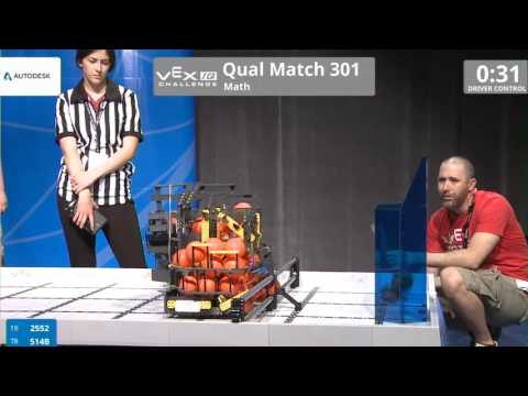 VEX Worlds 2016 - VEXIQ Middle School - Math - Qual 301 (2552 514B) 121