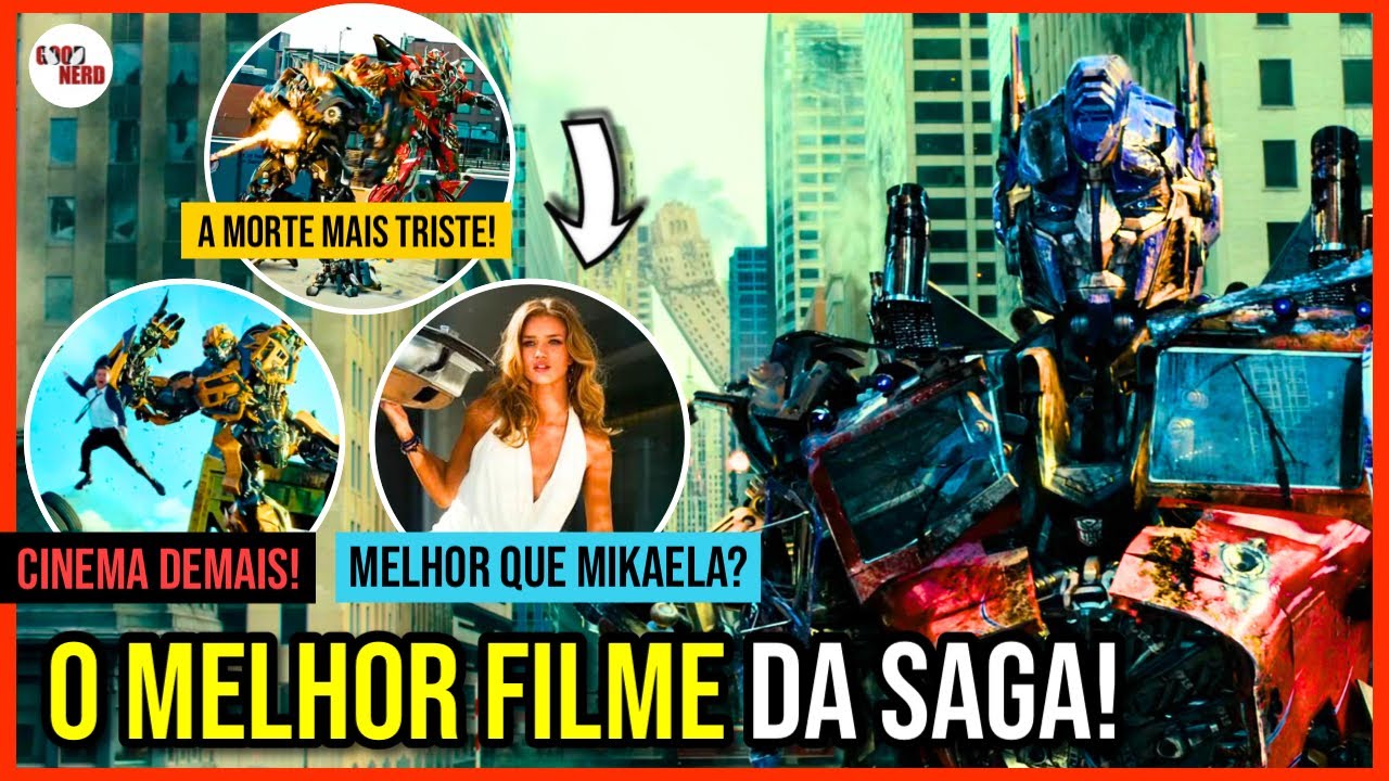 PORQUE TRANSFORMERS 3: O LADO OCULTO DA LUA É TÃO BOM? É MESMO O MELHOR DA SAGA?