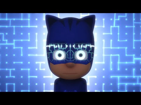 Catboy VS. Robo-Cat | Animation for Kids | PJ Masks Videos