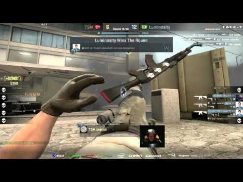 TSM vs Luminosity - FalleN 4K AWP [Overpass]