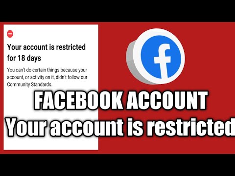 What is restricting your profile on Facebook?