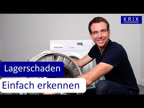 Determine bearing damage in your washing machine yourself