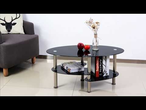 Nidouillet 3 Tier Tempered Glass Table Installation Video | AB026