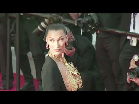 Bella Hadid sparkles on Cannes red carpet