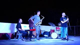 Jordi Rossy , xerra a la cloenda Begues Jazz Camp 2017
