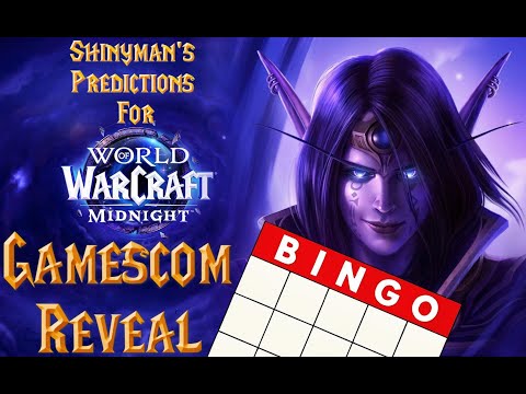 Shinyman's World of Warcraft Midnight Predictions Bingo Card