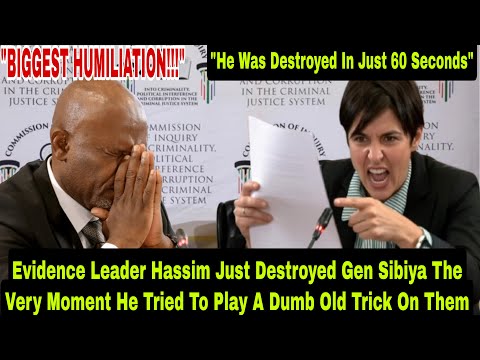 "Don't You Dare Try That Nonsense With Us - Advocate Hassim Destroys Gen Sibiya With Evidence 