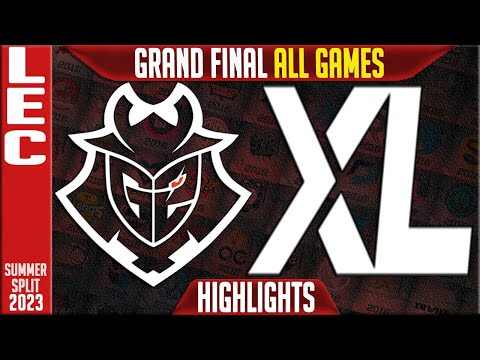 G2 vs XL Highlights ALL GAMES | GRAND FINAL LEC Summer 2023 Playoffs  | G2 Esports vs Excel