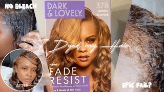Dying My Hair Honey Blonde | No Bleach | Dark and Lovely + Step by Step Tutorial